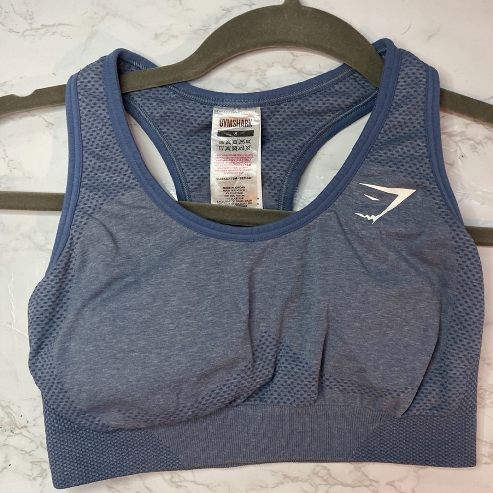 Gymshark Blue Vital Seemless 2.0 sports bra